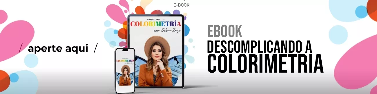 E-book Descomplicando a Colorimetria, da Débora Zago — teoria da cor aplicada no salão